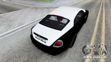 Rolls-Royce Wraith Black pour GTA San Andreas