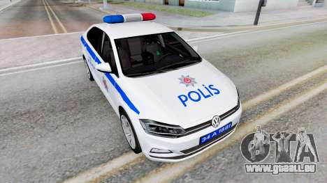 Volkswagen Polo Sedan Polis für GTA San Andreas