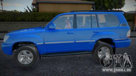 Toyota Land Cruiser 100 2007 Van pour GTA San Andreas