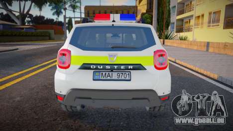 Dacia Duster Moldova Police pour GTA San Andreas