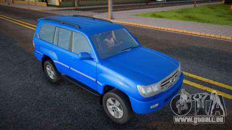 Toyota Land Cruiser 100 2007 Van pour GTA San Andreas